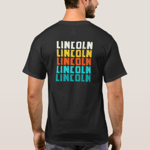 T-shirt Lincoln Nebraska Vintage Ne Collection Rétro Améri