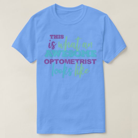 T-shirt L'incroyable Optométriste Funny (Design devant)