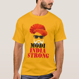T-shirt l'Inde est fière de son Premier Ministre Narendra