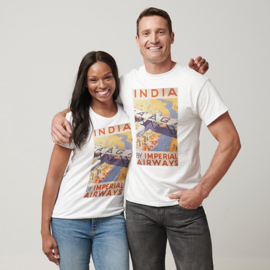 T-shirt L'Inde par Imperial Airways (Unisexe)
