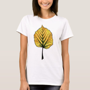 T-shirt Linden Fall Leaf Art