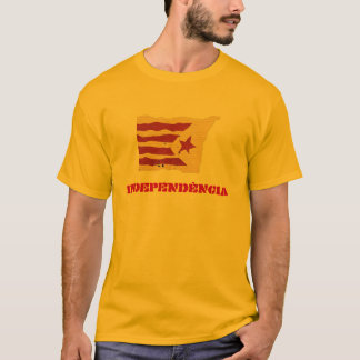 T-shirt L'indépendance catalanne (hommes/unisexes)