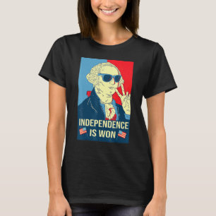 T-shirt L'Indépendance Est Gagnée George Washington Indépe