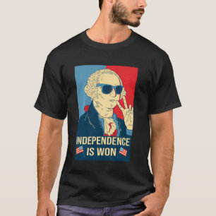 T-shirt L'indépendance est gagnée George Washington Indépe