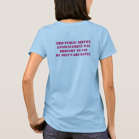 T-shirt L'indifférence est le plus mauvais cauchemar d'un (Dos)