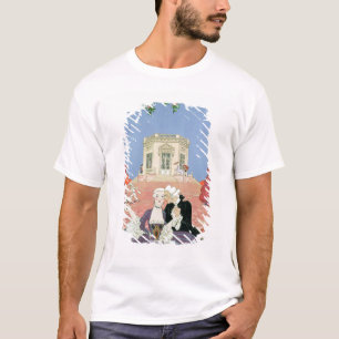 T-shirt L'Indolents, illustration pour des 'fêtes Galante