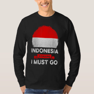 T-shirt L'Indonésie appelle, je dois y aller Patrimoine in
