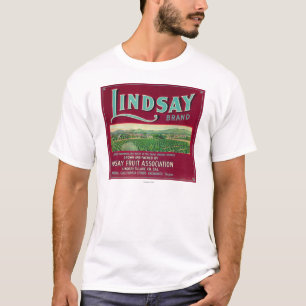 T-shirt Lindsay LabelLindsay orange, CA