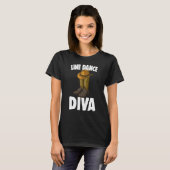T-shirt Line Dance Diva Chaussures Hommes Classy Boots (Devant entier)
