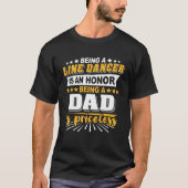 T-shirt Line Dancing Father Line Dancer Line Dance (Devant)