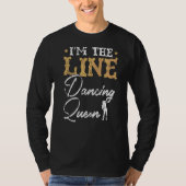 T-shirt Line Dancing Pays Western Dance Cowgirl Danseuse (Devant)