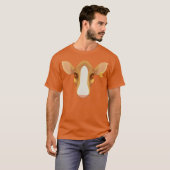 T-shirt Lineless Cow Art Version C (Devant entier)