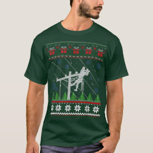 T-shirt Lineman Ugly Christmas Sweater Toxits For Women Me