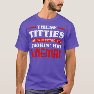 T-shirt Lineman Wives Lineworker Drôle Lineman Femme