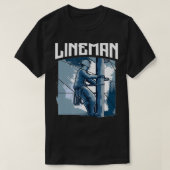 T-shirt Lineworker Electric Lineman Conception pour un Pow (Design devant)