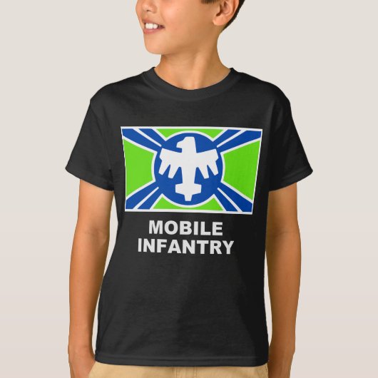 T-shirt L'infanterie mobile diminuent (Devant)