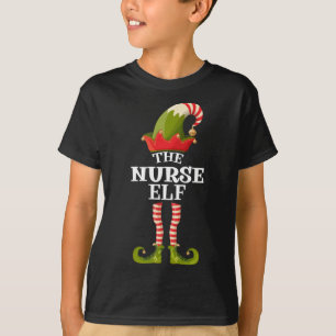 T-shirt L'infirmière Elf drôle Famille de correspondance N