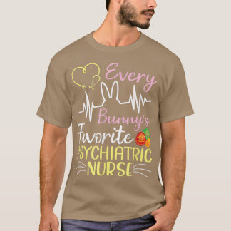 T-shirt L'infirmière psychiatrique préférée de chaque lapi