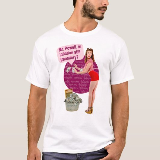 T-shirt L'inflation est-elle encore transitoire, M. Powell (Devant)