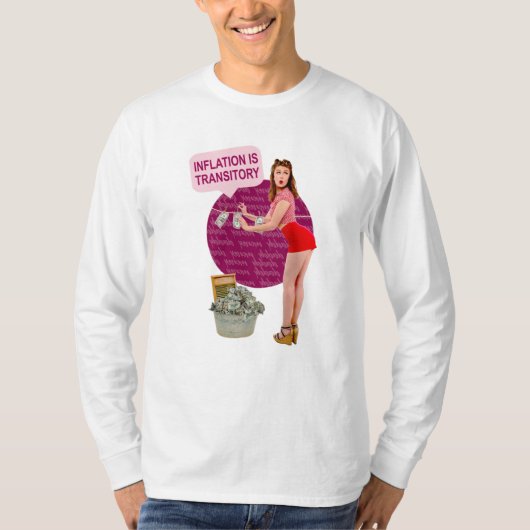 T-shirt L'inflation est transitoire (Devant)