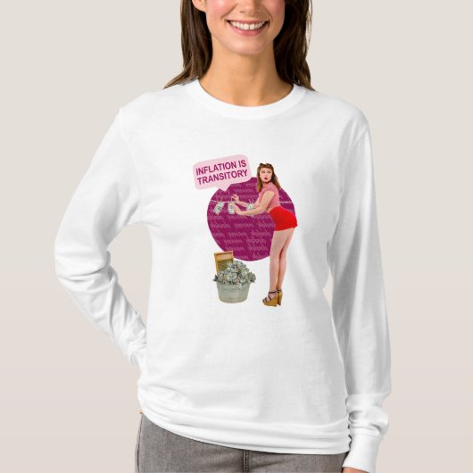 T-shirt L'inflation est transitoire (Devant)