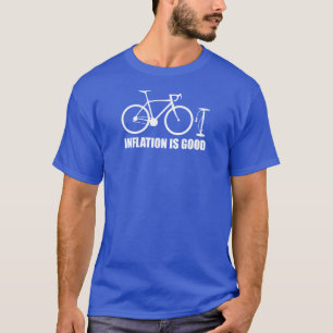 T-shirt L'inflation est un bon vélo