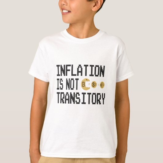 T-shirt L'inflation n'est pas transitoire (Devant)