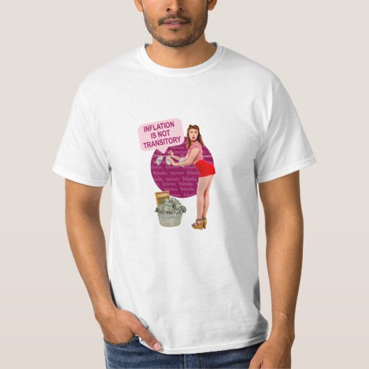 T-shirt L'inflation n'est pas transitoire (Devant)