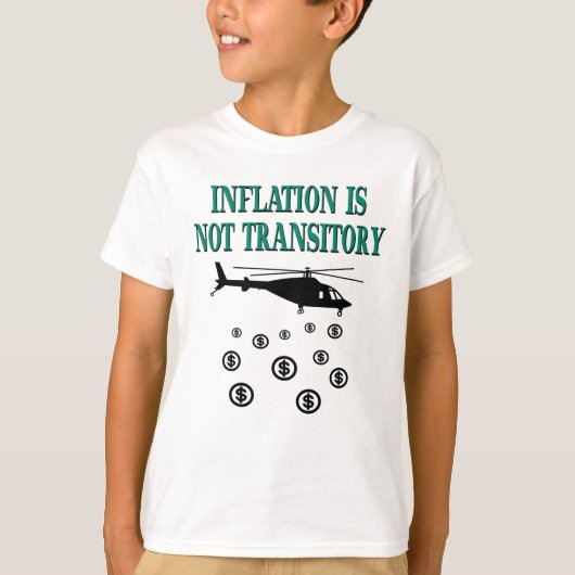 T-shirt L'inflation n'est pas transitoire (Devant)