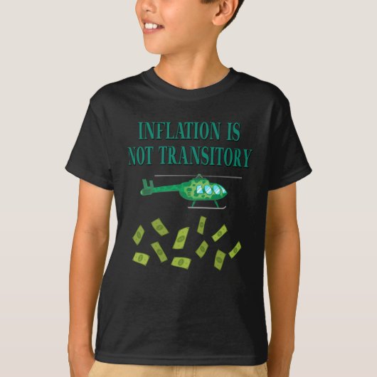 T-shirt L'inflation n'est pas transitoire (Devant)