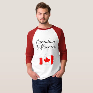 T-shirt L'Influenceur canadien monte la route du phare