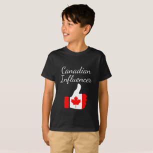 T-shirt L'Influenceur canadien monte la route du phare
