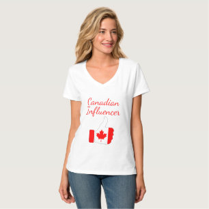 T-shirt L'Influenceur canadien monte la route du phare