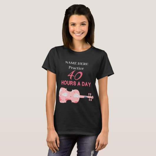 T-shirt Ling Ling Exercice 40 Heures Par Jour (Devant entier)