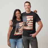 T-shirt L'ingénieur d'exploitation dévoile le drapeau US P (Unisexe)