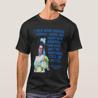 T-shirt L'ingénieur Emily Warren Roebling Power Les femmes