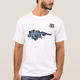 T-shirt Lingot de mer bleu de dragon Nudibranch