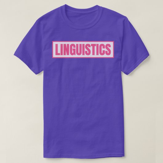 T-shirt Linguistique (Design devant)