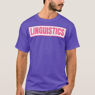 T-shirt Linguistique