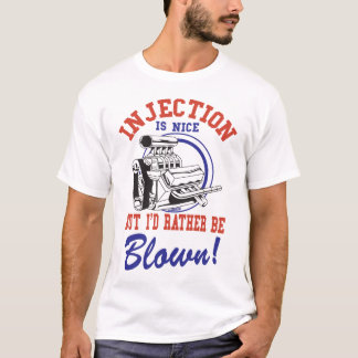 T-shirt L'injection est gentille mais je serais plutôt