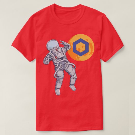 T-shirt LINK Crypto Blockchain Chainlink Cryptocurrency As (Design devant)
