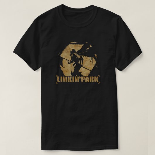 T-shirt Linkin Park Soldier Paper Texture (Design devant)
