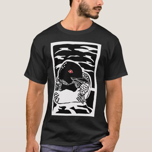 T-shirt Linogravure de huard (Devant)