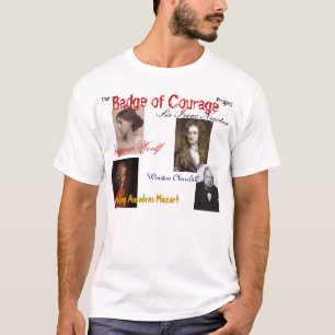 T-shirt l'insigne du projet de courage