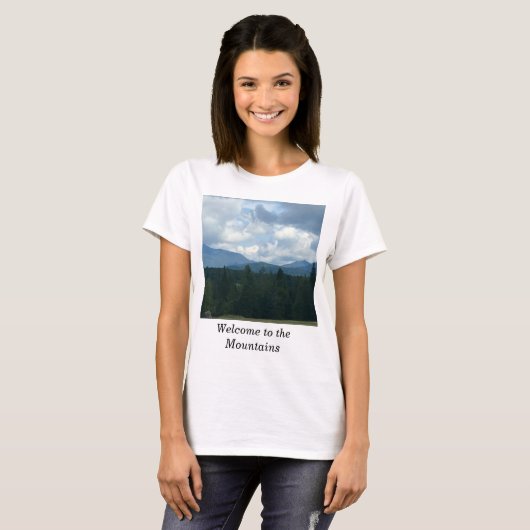T-shirt L'inspiration de grimpeur de montagne (Devant entier)