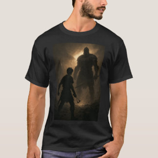 T-shirt L'Instant Avant le Coup David contre Goliath rétro