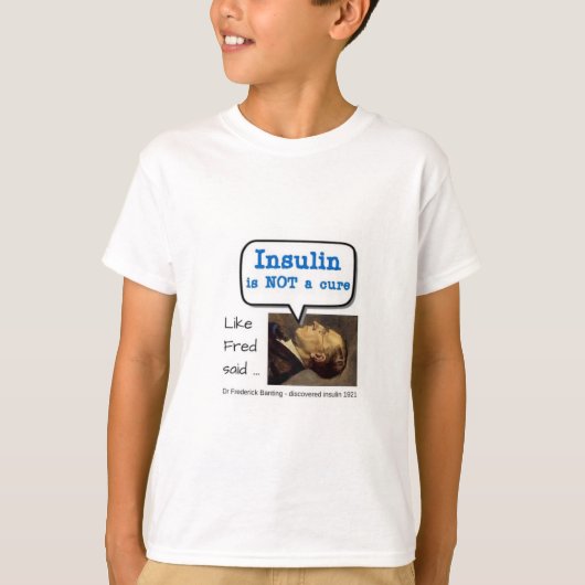 T-shirt L'insuline n'est pas un traitement - bulle (Devant)