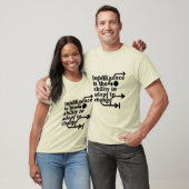 T-shirt L'intelligence est la capacité à s'adapter au chan (Unisexe)