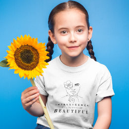 T-Shirt L'intelligence est une belle affirmation positive