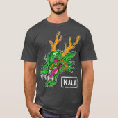 T-shirt Linu Kali Hacking pour Network Hacker et Ubuntu (Devant)